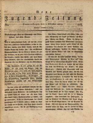 Neue Jugendzeitung (Bildungsblätter oder Zeitung für die Jugend) Donnerstag 7. Oktober 1819