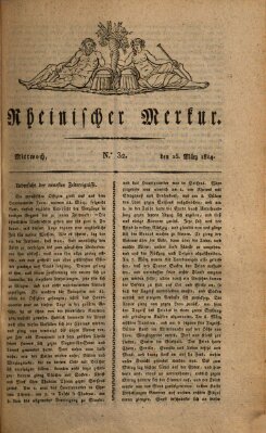 Rheinischer Merkur Freitag 25. März 1814