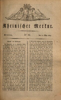 Rheinischer Merkur Freitag 27. Mai 1814