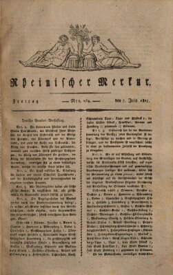 Rheinischer Merkur Freitag 7. Juli 1815