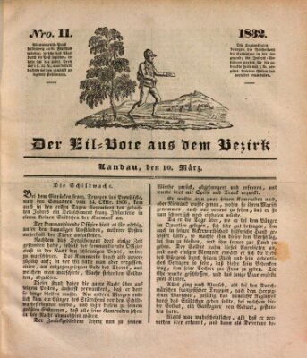 Der Eil-Bote aus dem Bezirk (Der Eilbote) Samstag 10. März 1832