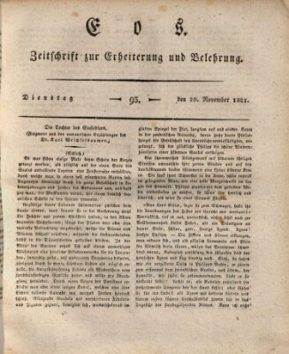 Eos Dienstag 20. November 1821
