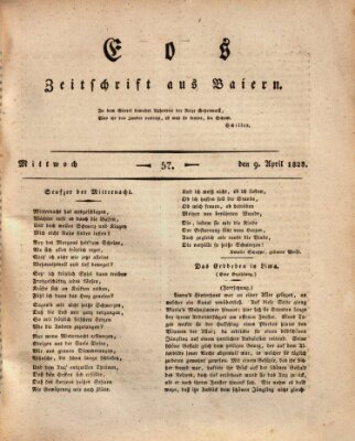 Eos Mittwoch 9. April 1823