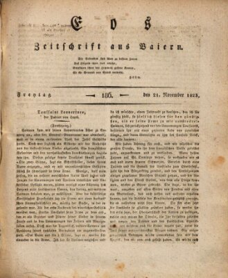 Eos Freitag 21. November 1823