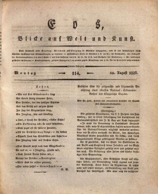 Eos Montag 28. August 1826