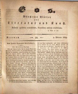 Eos Mittwoch 4. Februar 1829