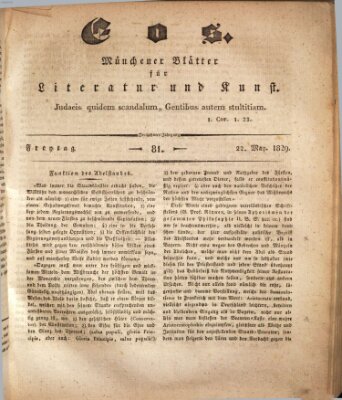 Eos Freitag 22. Mai 1829