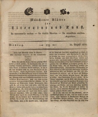 Eos Montag 30. August 1830