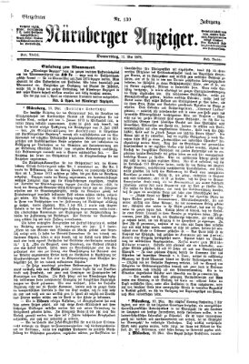Nürnberger Anzeiger Donnerstag 11. Mai 1871