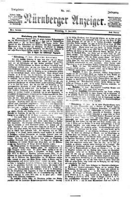 Nürnberger Anzeiger Sonntag 18. Juni 1871