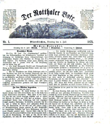Rottaler Bote Dienstag 4. Juli 1871