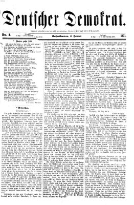 Deutscher Demokrat (Pfälzische Volkszeitung) Sonntag 8. Januar 1871