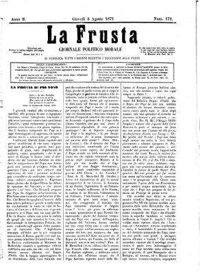 La frusta Donnerstag 3. August 1871