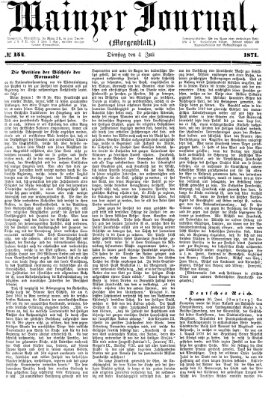 Mainzer Journal Dienstag 4. Juli 1871