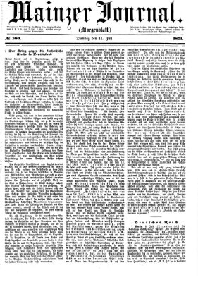 Mainzer Journal Dienstag 11. Juli 1871