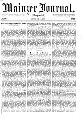 Mainzer Journal Freitag 14. Juli 1871