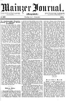 Mainzer Journal Dienstag 5. September 1871