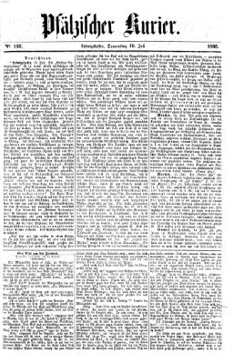 Pfälzischer Kurier Donnerstag 19. Juli 1866