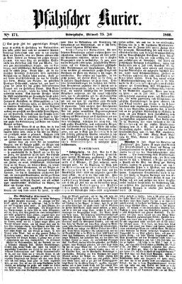 Pfälzischer Kurier Mittwoch 25. Juli 1866