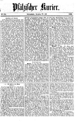 Pfälzischer Kurier Samstag 28. Juli 1866