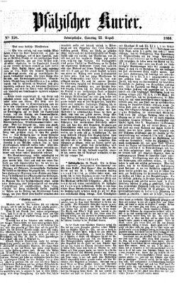 Pfälzischer Kurier Samstag 25. August 1866