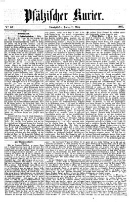 Pfälzischer Kurier Freitag 8. März 1867