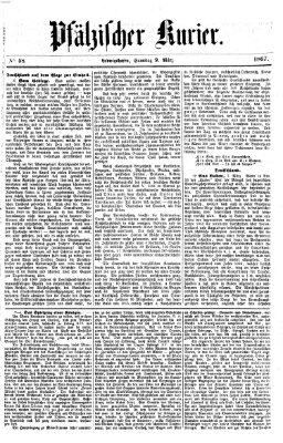 Pfälzischer Kurier Samstag 9. März 1867