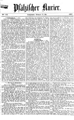 Pfälzischer Kurier Mittwoch 15. Mai 1867