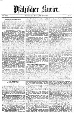 Pfälzischer Kurier Sonntag 29. September 1867
