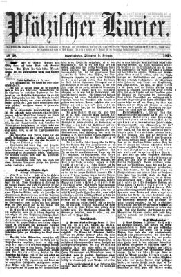 Pfälzischer Kurier Mittwoch 5. Februar 1868