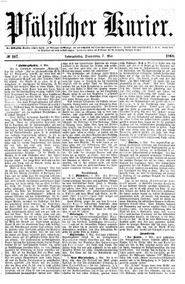 Pfälzischer Kurier Donnerstag 7. Mai 1868