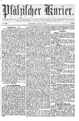 Pfälzischer Kurier Freitag 8. Mai 1868