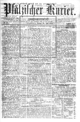 Pfälzischer Kurier Freitag 28. Juli 1871