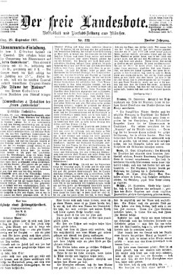 Der freie Landesbote Freitag 29. September 1871