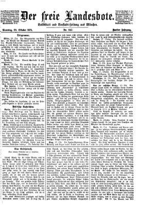 Der freie Landesbote Sonntag 29. Oktober 1871