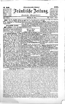 Fränkische Zeitung (Ansbacher Morgenblatt) Mittwoch 31. Mai 1871
