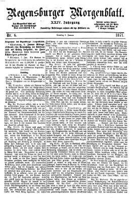 Regensburger Morgenblatt Sonntag 8. Januar 1871