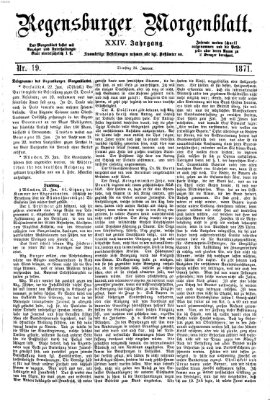 Regensburger Morgenblatt Dienstag 24. Januar 1871