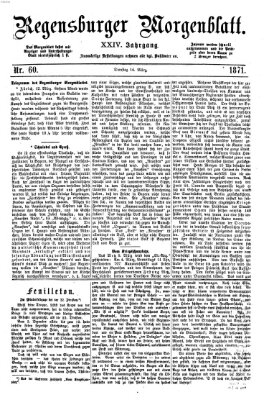 Regensburger Morgenblatt Dienstag 14. März 1871