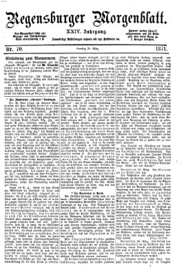Regensburger Morgenblatt Samstag 25. März 1871