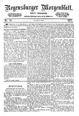 Regensburger Morgenblatt Donnerstag 6. April 1871