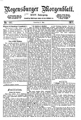 Regensburger Morgenblatt Donnerstag 11. Mai 1871
