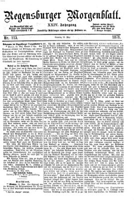 Regensburger Morgenblatt Sonntag 21. Mai 1871
