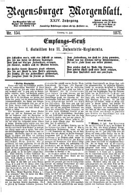 Regensburger Morgenblatt Dienstag 11. Juli 1871