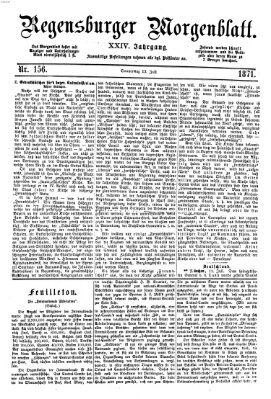 Regensburger Morgenblatt Donnerstag 13. Juli 1871