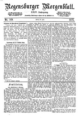 Regensburger Morgenblatt Freitag 28. Juli 1871