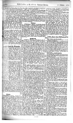 Nationalzeitung Donnerstag 6. Oktober 1870