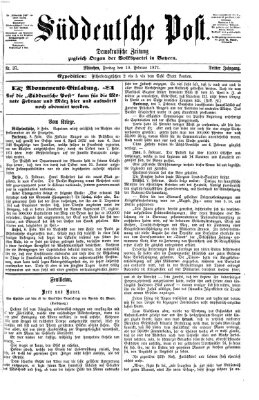 Süddeutsche Post Freitag 10. Februar 1871