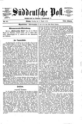 Süddeutsche Post Samstag 5. August 1871