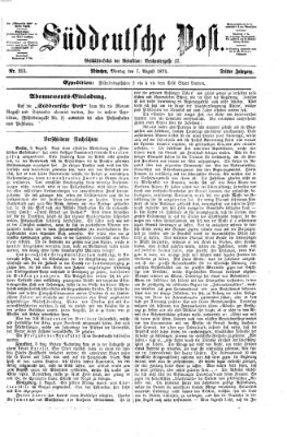 Süddeutsche Post Montag 7. August 1871